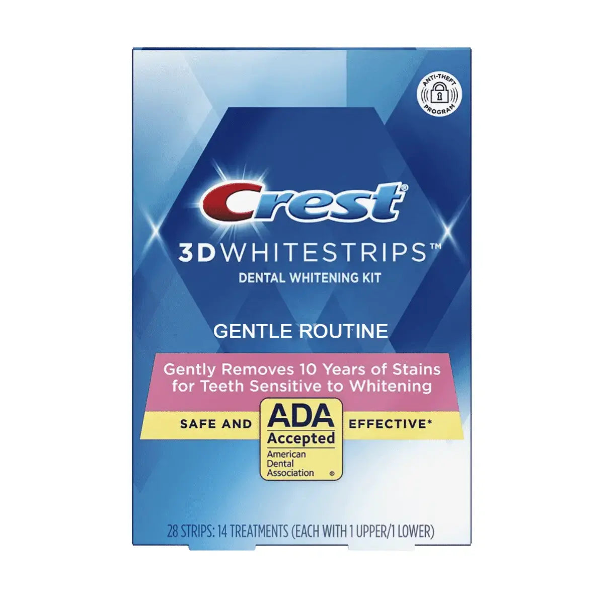 Benzi de albire Crest 3D White Gentle Routine