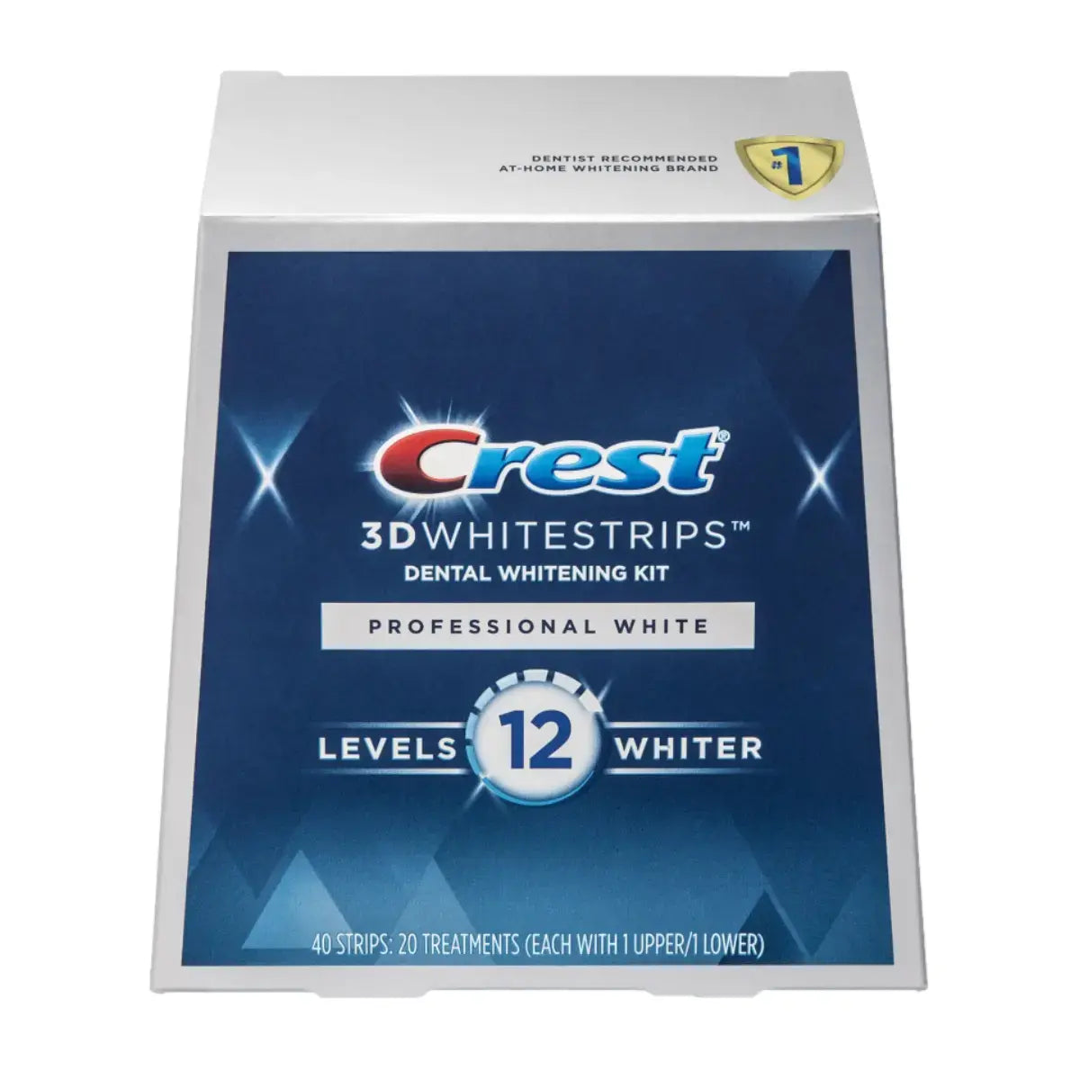 Crest 3D Whitestrips Professional White 12 Levels Whiter - Benzi de albire