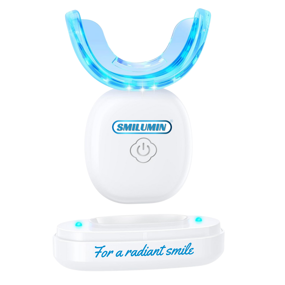 Smilumin Box pentru albirea dinților cu benzi și lampă LED