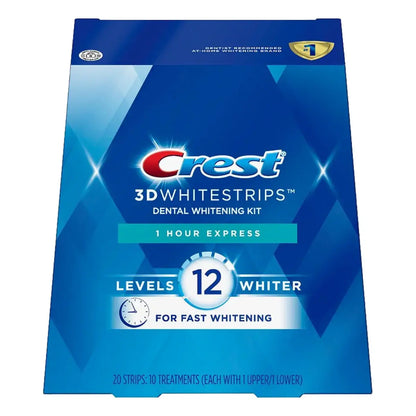 Crest 1 Hour Express 12 Levels Whiter Whitestrips - Benzi de albire