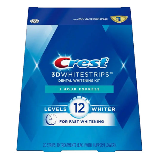Crest 1 Hour Express 12 Levels Whiter Whitestrips - Benzi de albire