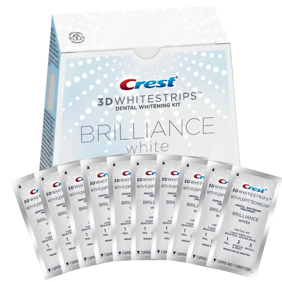 Benzi de albire Crest 3D Whitestrips Brillance White