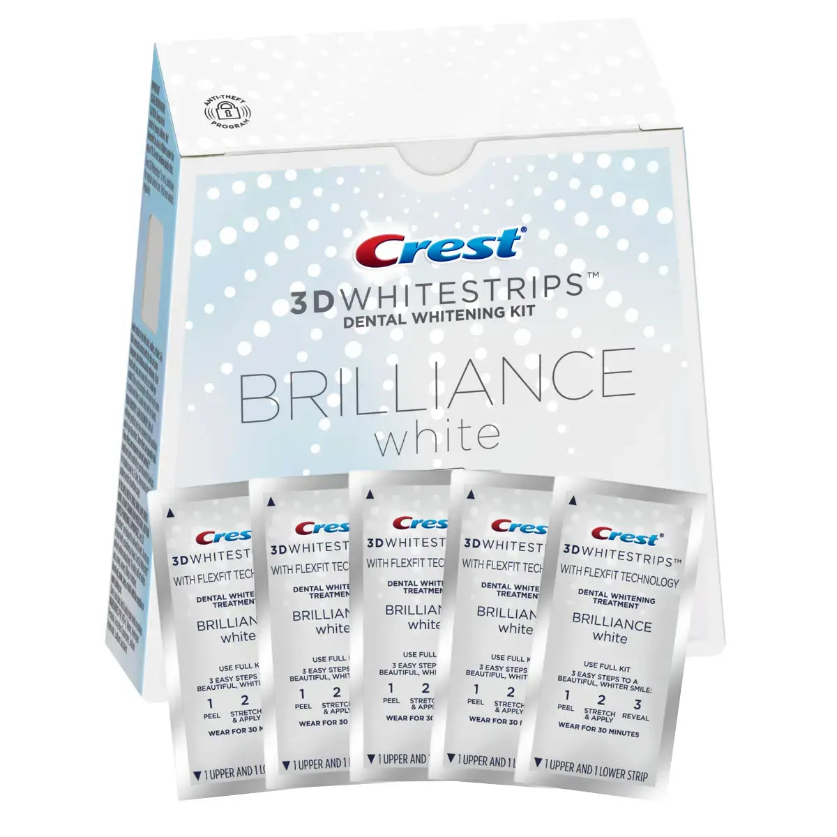 Benzi de albire Crest 3D Whitestrips Brillance White