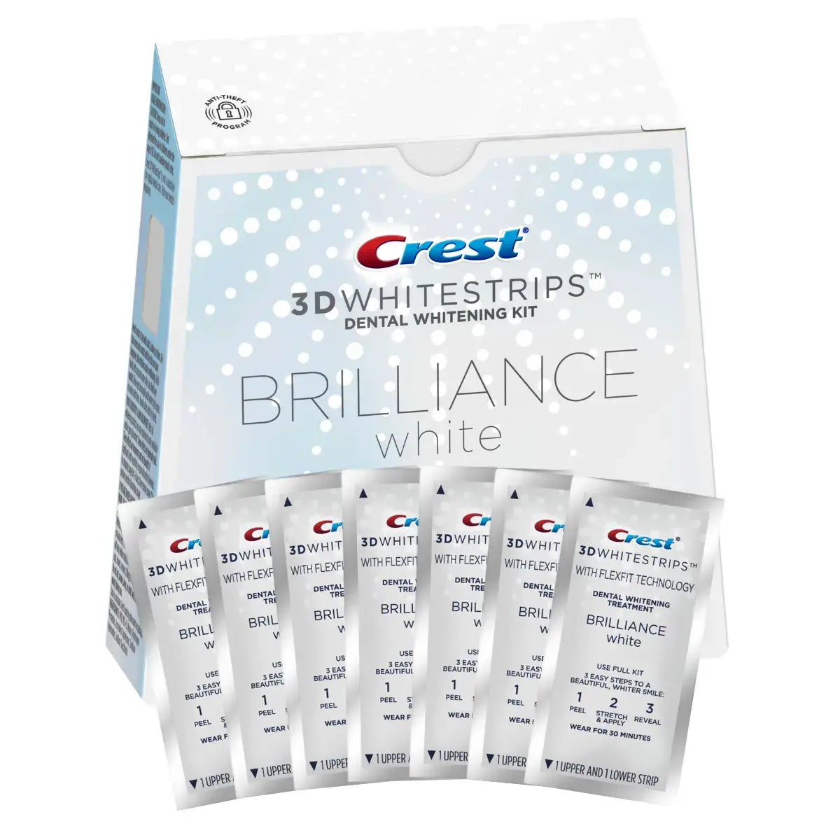 Benzi de albire Crest 3D Whitestrips Brillance White