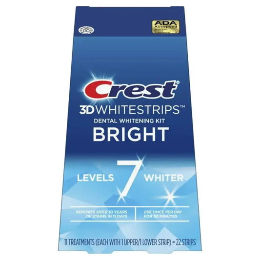 Crest Bright 7 Levels Whiter Whitestrips - Benzi de albire