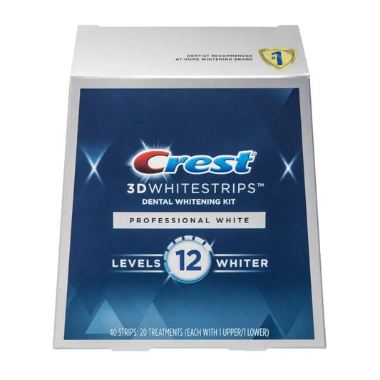 Crest 3D Whitestrips Professional White 12 Levels Whiter - Benzi de albire