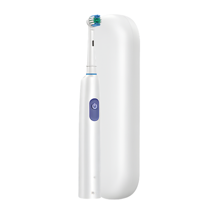 Periuță de dinți electrică Deep Clean, albă + 4 capete de periaj