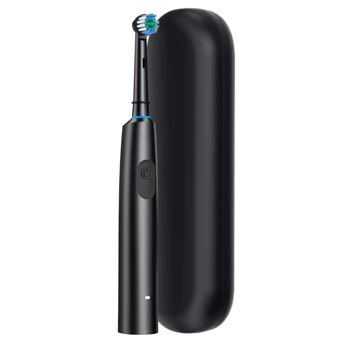 Periuță de dinți electrică Deep Clean, neagră + 4 capete de schimb