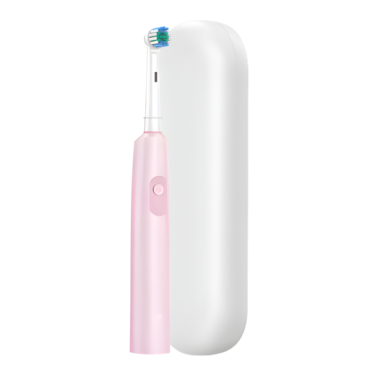 Periuță de dinți electrică Deep Clean, roz + 4 capete de schimb