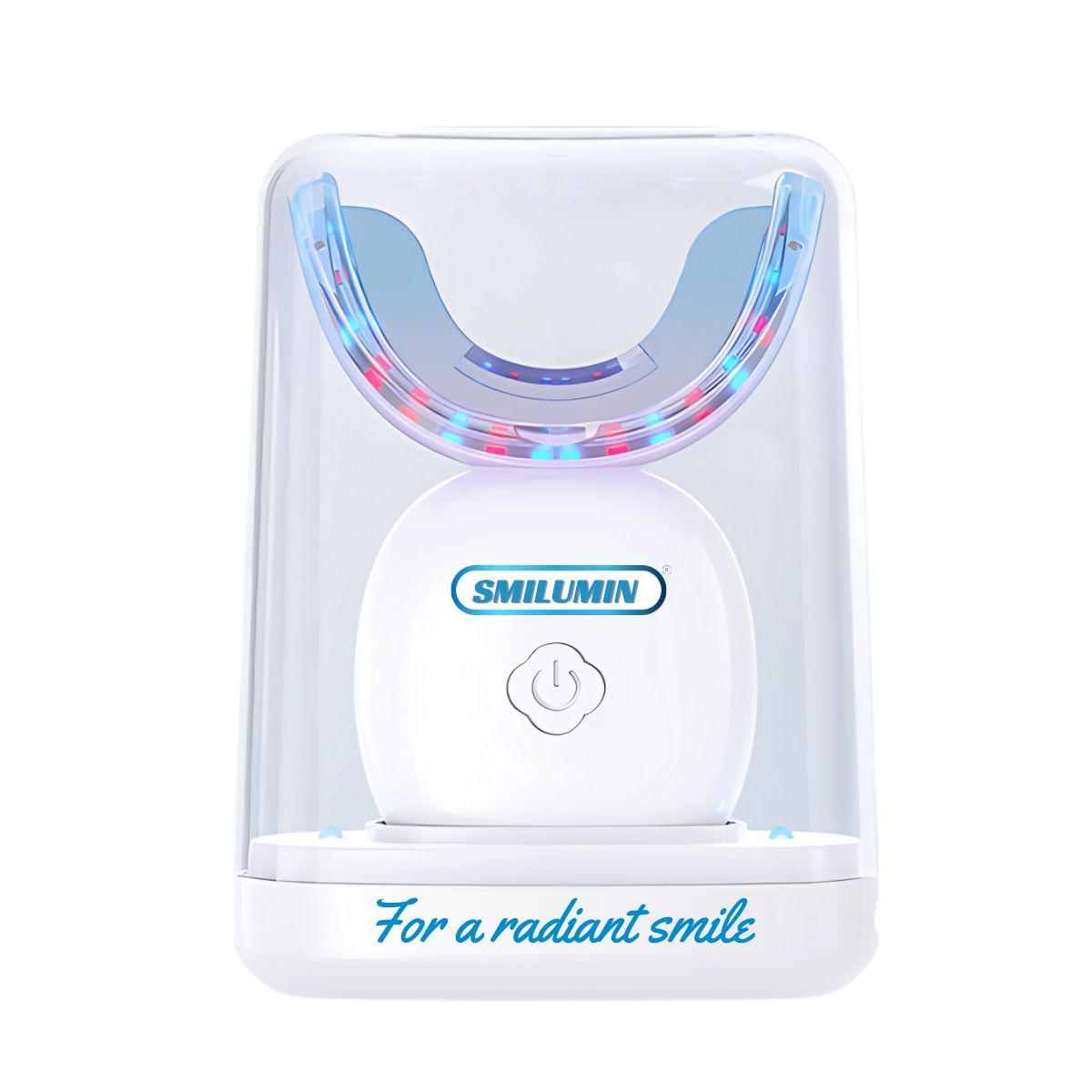 Smilumin Box pentru albirea dinților cu benzi și lampă LED