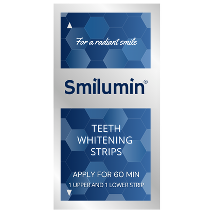 Smilumin Box pentru albirea dinților cu benzi și lampă LED