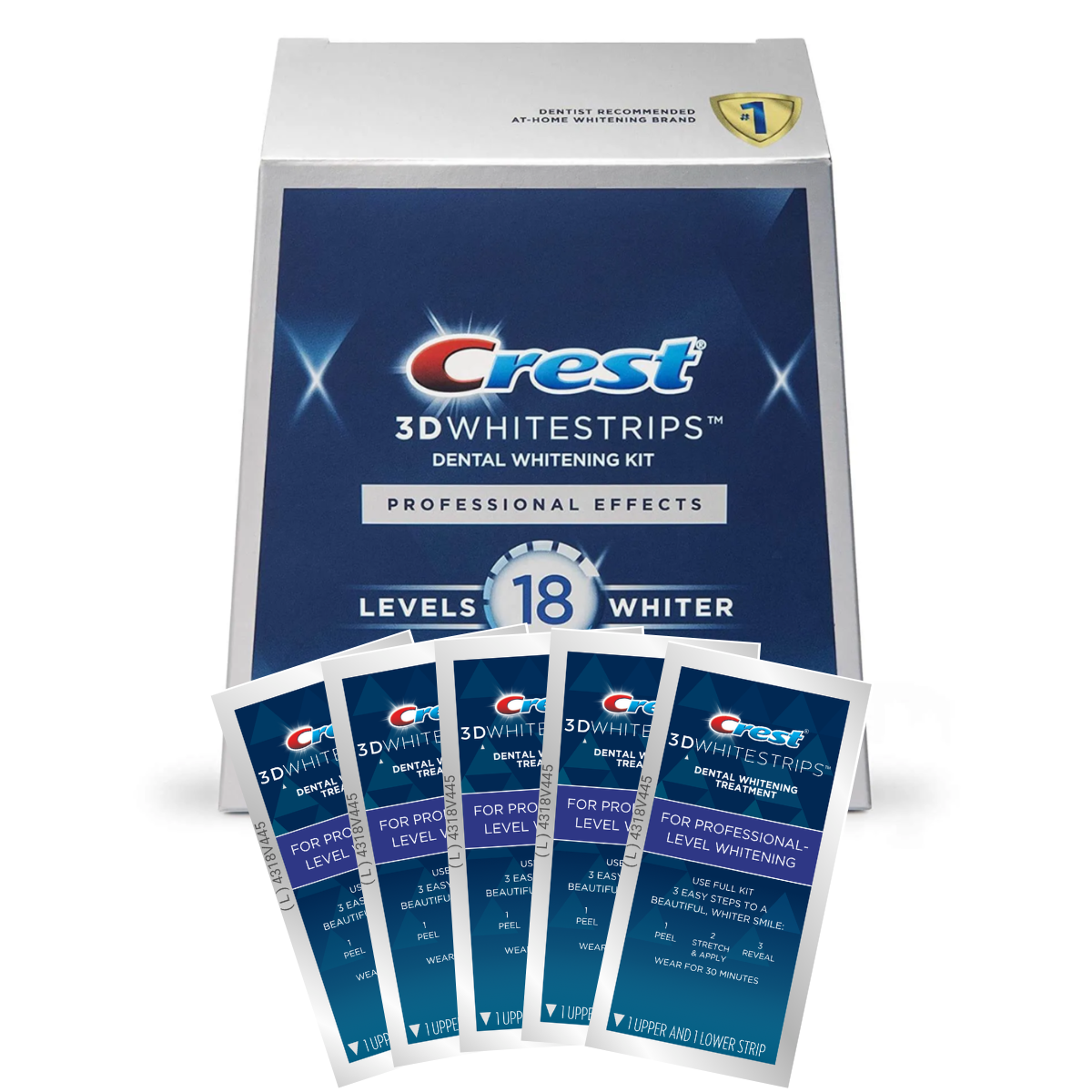 Crest Professional-Level 18 Whitestrips - Benzi de albire