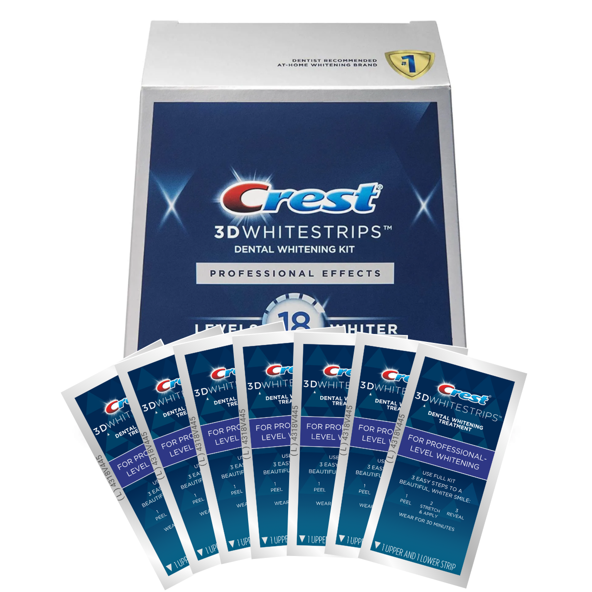 Crest Professional-Level 18 Whitestrips - Benzi de albire