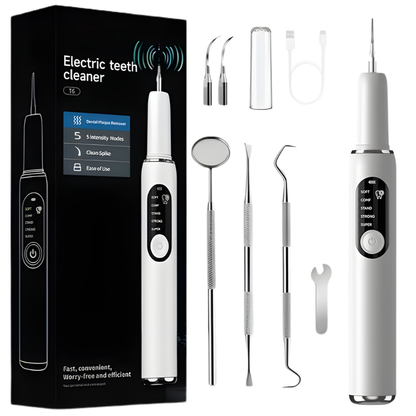 Aparat dentar cu ultrasunete T6, USB + capete de schimb